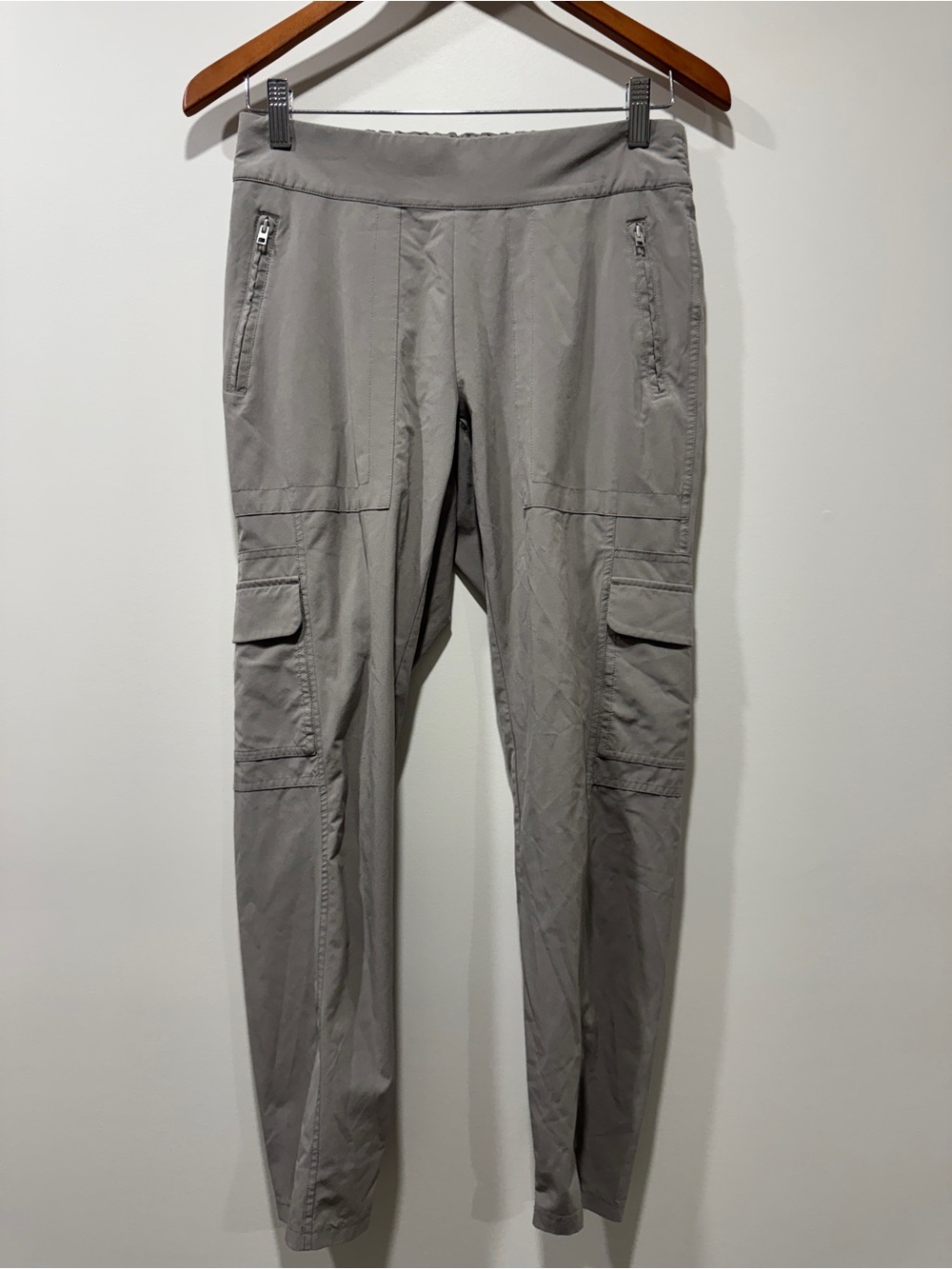Athleta Taupe Cargo Jogger Pants